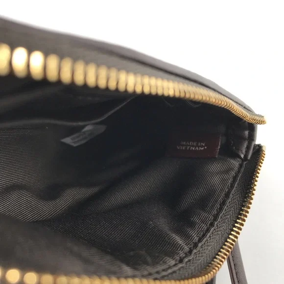 COACH Wristlet Bag Brown Signature Logo with Tag - Picture 8 of 10